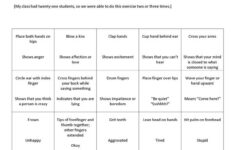 Body Language English ESL Worksheets For Distance Learning And