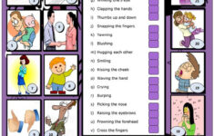 Body Language English ESL Worksheets For Distance Learning And
