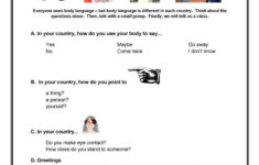 Body Language Worksheet Free ESL Printable Worksheets Made By Teachers
