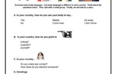 Body Language Worksheet Free ESL Printable Worksheets Made By Teachers