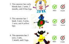 Body Parts Reading Worksheet