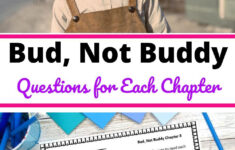 Bud Not Buddy Complete Novel Comprehension Questions Improve Reading