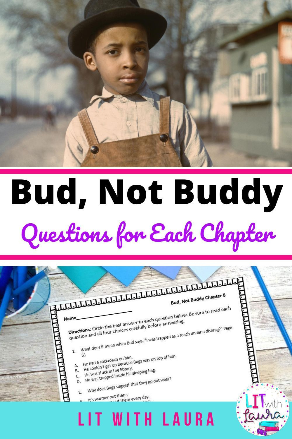 Bud Not Buddy Complete Novel Comprehension Questions Improve Reading 