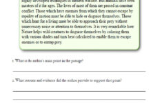 CER Claim Evidence Reasoning Worksheet