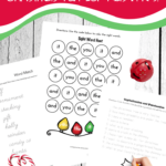 Christmas Language Arts Printable For Grade K 3 Christmas Language