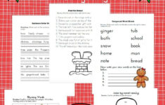 Christmas Language Arts Printable For Grade K 3 Christmas Language