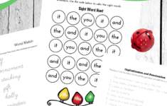 Christmas Language Arts Printable For Grade K 3 Christmas Language