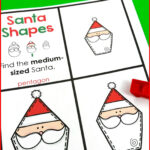 Christmas Speech And Language Activities Small Medium Large Santa