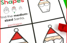 Christmas Speech And Language Activities Small Medium Large Santa