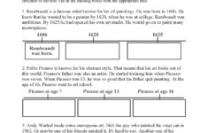 Chronological Order Worksheet Text Structure Activity