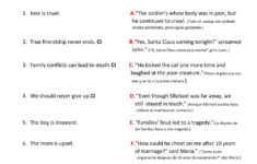 Claim Evidence Worksheet