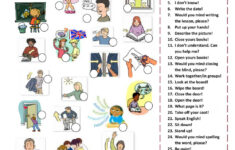 Classroom English Worksheet