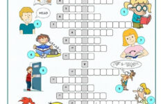 Classroom Language Crossword Puzzle English ESL Worksheets