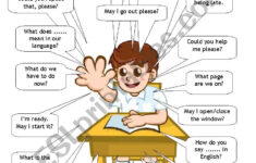 Classroom Language student ESL Worksheet By Htunde