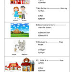 Comparative Adjective Worksheet