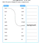 Compound Words Worksheets For Grade 4 Www Grade1to6