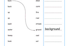 Compound Words Worksheets For Grade 4 www grade1to6