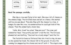 Comprehension English Language Worksheet