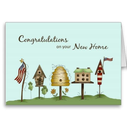 Congratulations On Your New Home Congratulations New Home Cards 