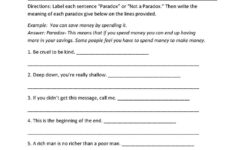 Content By Subject Worksheets Figurative Language Worksheets