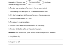 Content By Subject Worksheets Figurative Language Worksheets