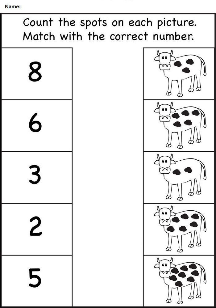 Worksheet For Nursery Class