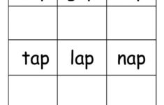 CVC Words ap Worksheet