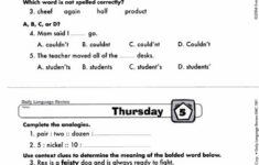 Daily Language Review Grade 3