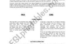 Debate World Language ESL Worksheet By Markstone