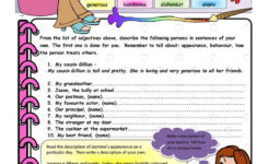 Descriptive Writing Worksheet Free ESL Printable Worksheets Made By
