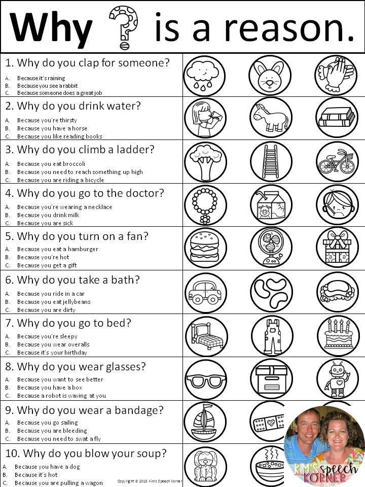 Dot Artsy WH Questions Activities Worksheets With Pictures 