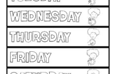 Draw A Circle With m t w For Thursday Do t And h And