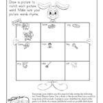 Draw A Rhyme Free Language Arts Worksheet For Kids JumpStart