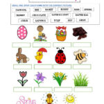 Easter Vocabulary Worksheet