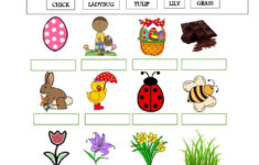 Easter Vocabulary Worksheet