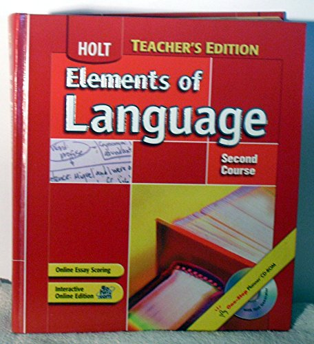 ELEMENTS OF LANGUAGE 2ND COURSE GRADE 8 TEACHER S By Odell 