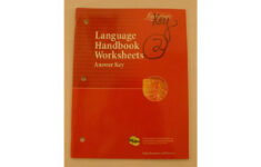 Elements Of Literature Second Course Language Handbook Worksheets
