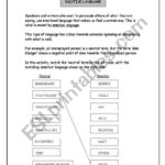 Emotive Language ESL Worksheet By Tracks66