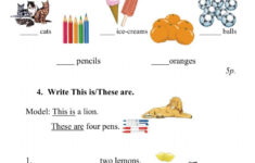 English 2nd Grade Worksheet