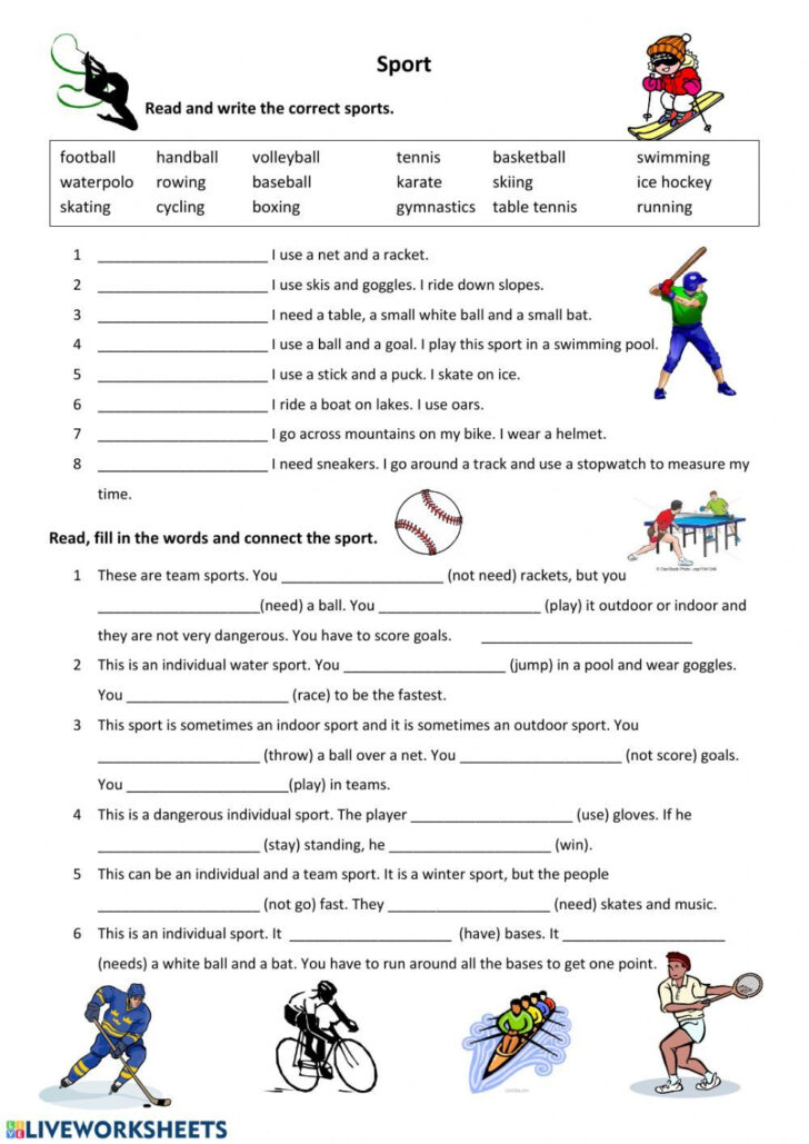 English As A Second Language Worksheets