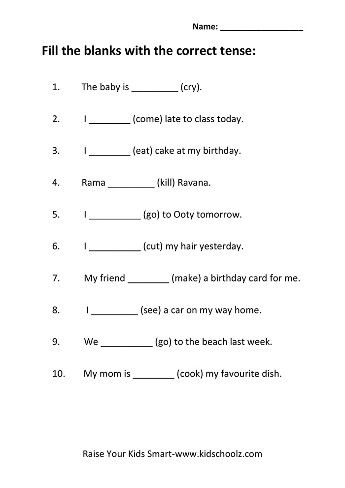 English Grammar Worksheet For Class 5 Example Worksheet Solving