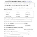 English Worksheets 3rd Grade Common Core Aligned Worksheets Context