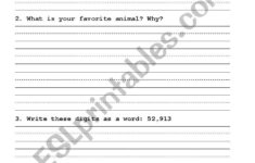 English Worksheets Daily Oral Language 2