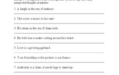 Englishlinx Figures Of Speech Worksheets Language Worksheets