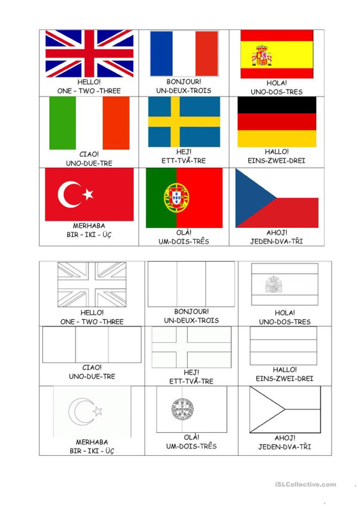 European Day Of Languages Worksheets