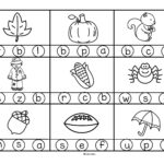 FALL Beginning Sounds Stamp Or Color In Bw FREE Beginning Sounds