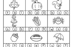 FALL Beginning Sounds Stamp Or Color In Bw FREE Beginning Sounds