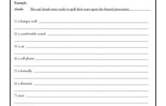 Figurative Language 6th Grade Worksheets Worksheets Master