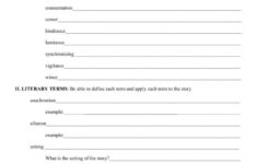 Figurative Language In Harrison Bergeron Worksheet Answer Key