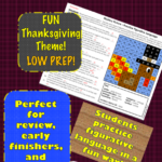 Figurative Language Mystery Picture Thanksgiving Theme Mystery